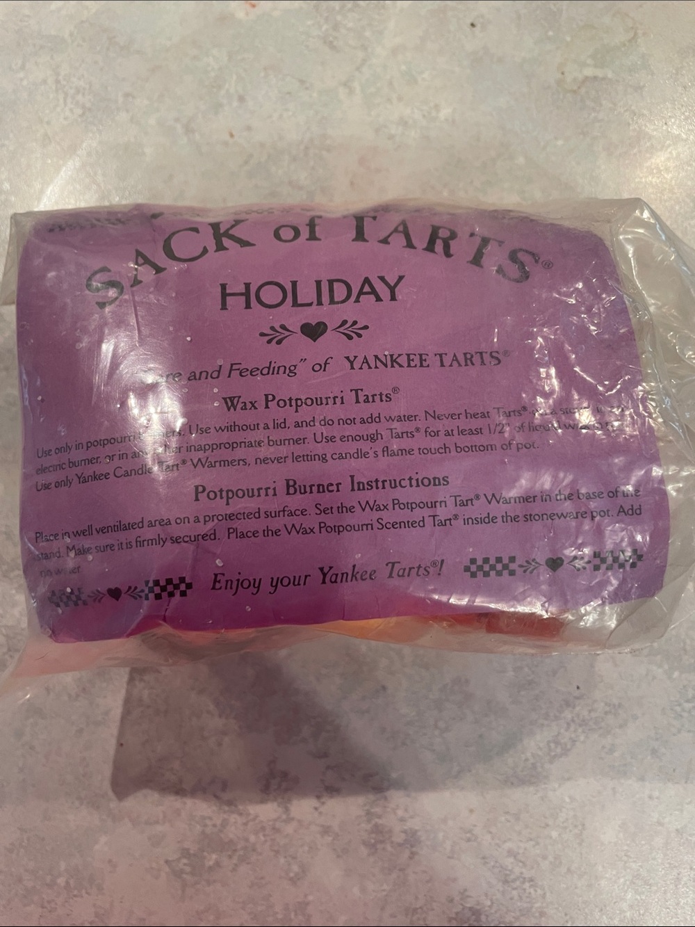 Yankee Candle Sack of Tarts